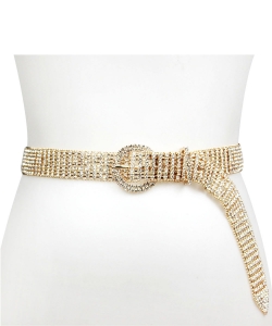 Fashionable Crystal Belt BT320032 GOLD CL